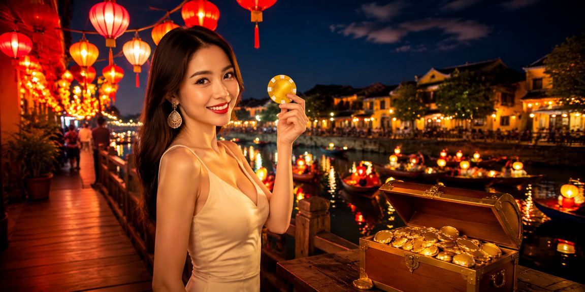 Thành viên VIP tại Hội An đặt cược thể thao live trong đêm tại khu phố cổ