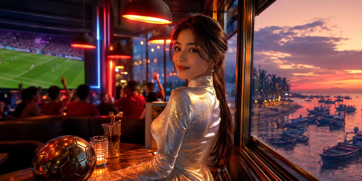 Người dùng Mũi Né đặt cược bóng đá trên điện thoại di động bên bờ biển